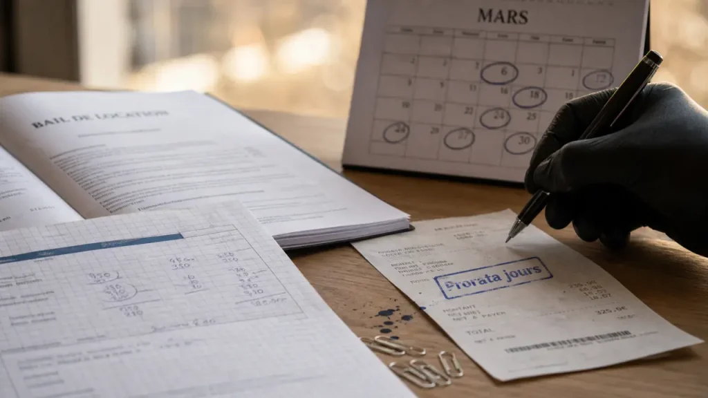 Prorata loyer calcul au jour réel, méthode simple