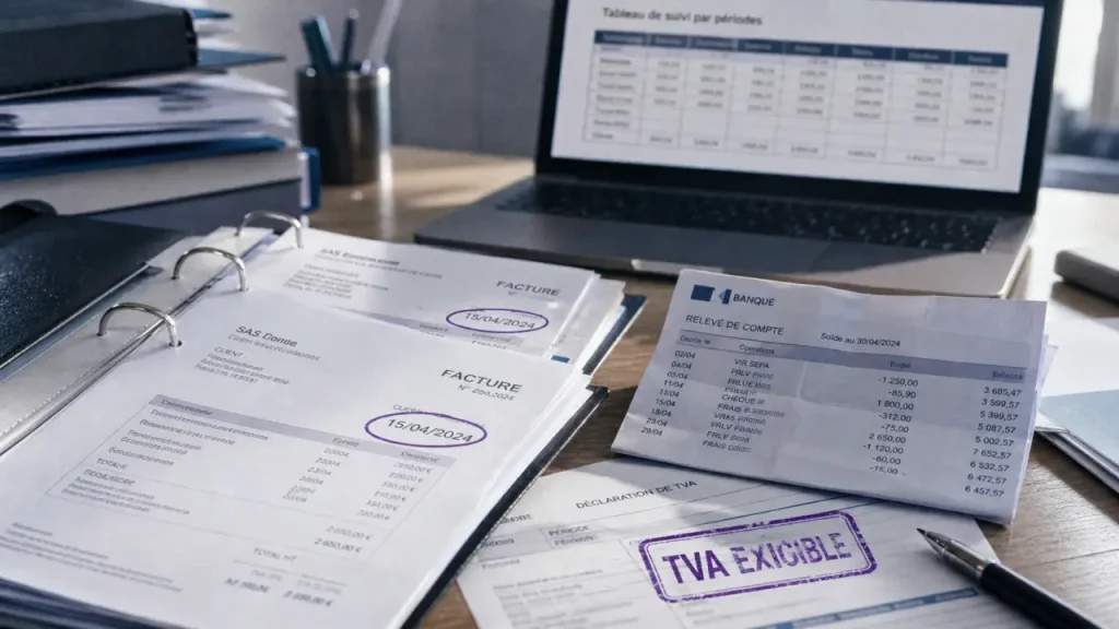 TVA exigible : déclaration au bon moment