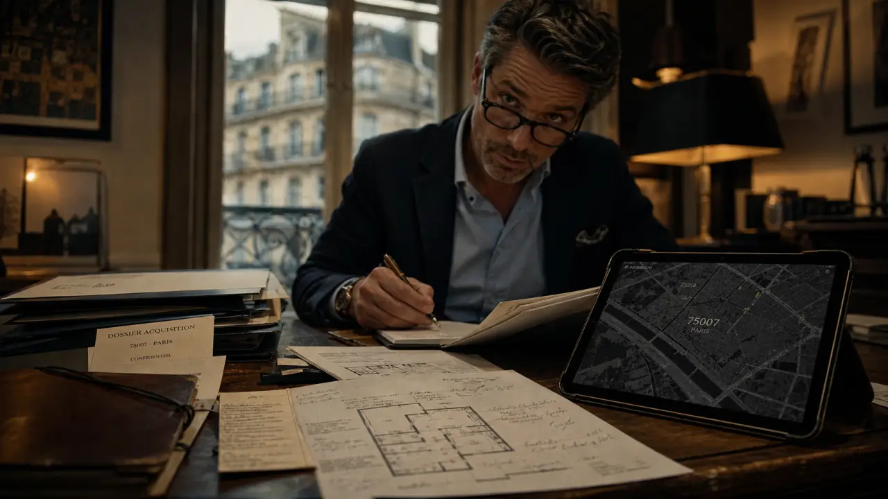 Chasseur immobilier Paris 7 : dossiers off-market et carte 75007