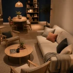 Aménager un salon rectangulaire avec 70 cm de passage pour casser l’effet couloir