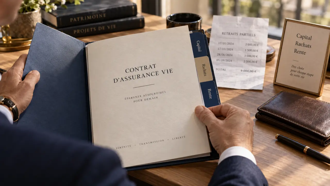 Assurance vie retraite : contrat d’assurance sur bureau, rachats et capital