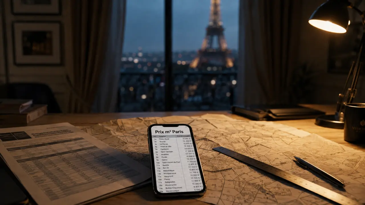 Prix du m2 à paris par arrondissement : 6e plus cher que 20e