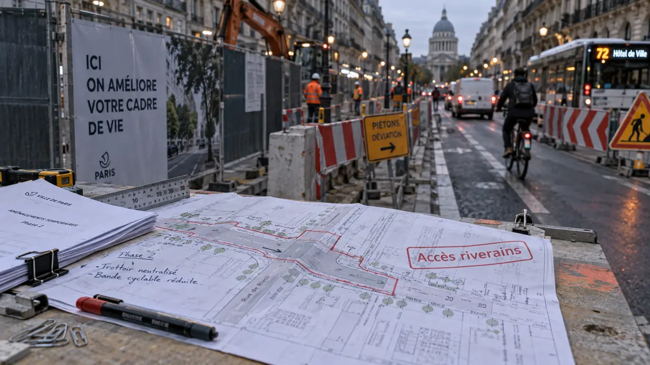 Travaux dans Paris : vérifier rue, dates et impacts avant de se déplacer