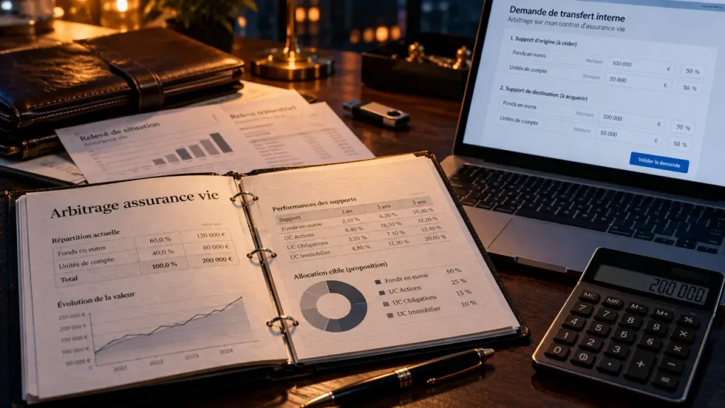 Arbitrage assurance vie : rééquilibrer l’épargne sans imposition immédiate
