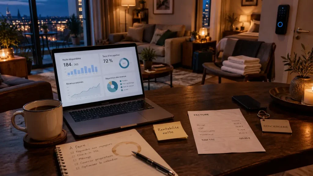 Investir dans le locatif saisonnier : calcul de rentabilité nette, appartement meublé