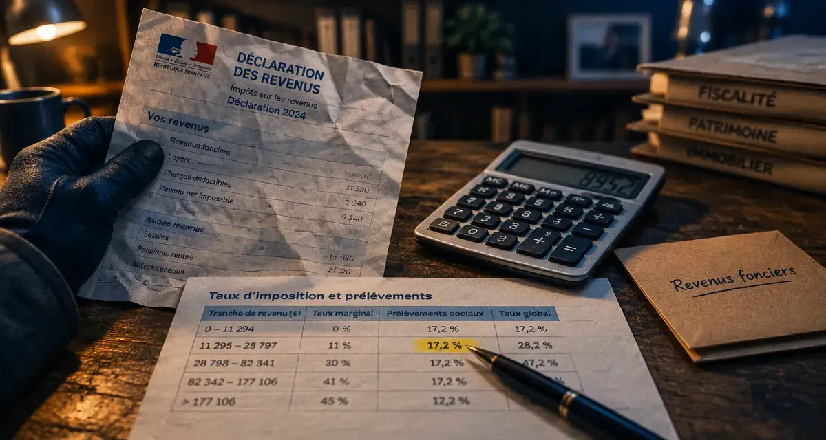 Prélèvements sociaux sur revenus fonciers : calcul du revenu net