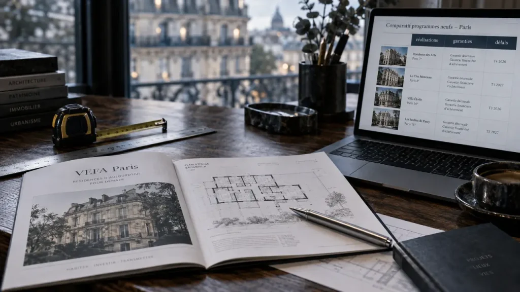 Promoteurs immobiliers paris : vérifications avant achat sur plan VEFA