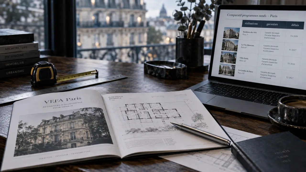 Promoteurs immobiliers paris : vérifications avant achat sur plan VEFA